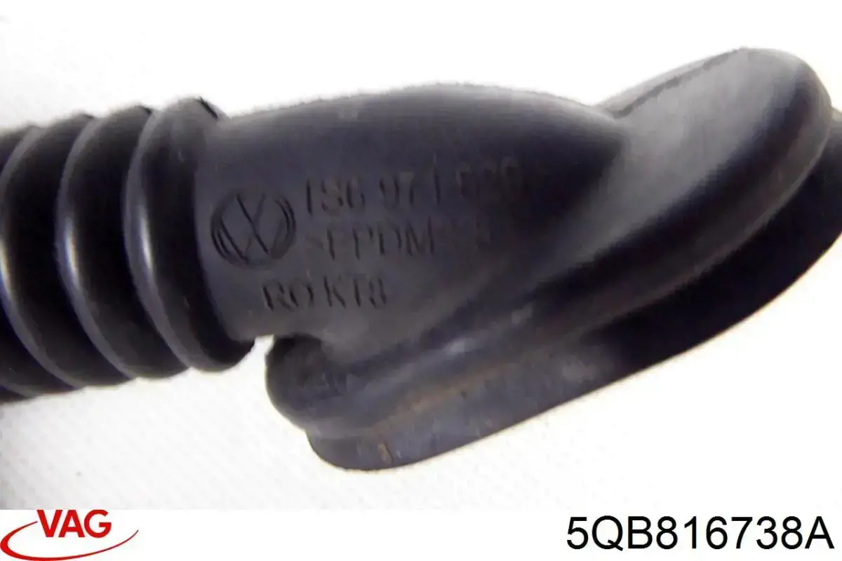 Шланг кондиціонера, від радіатора до випарника VAG 5QB816738A