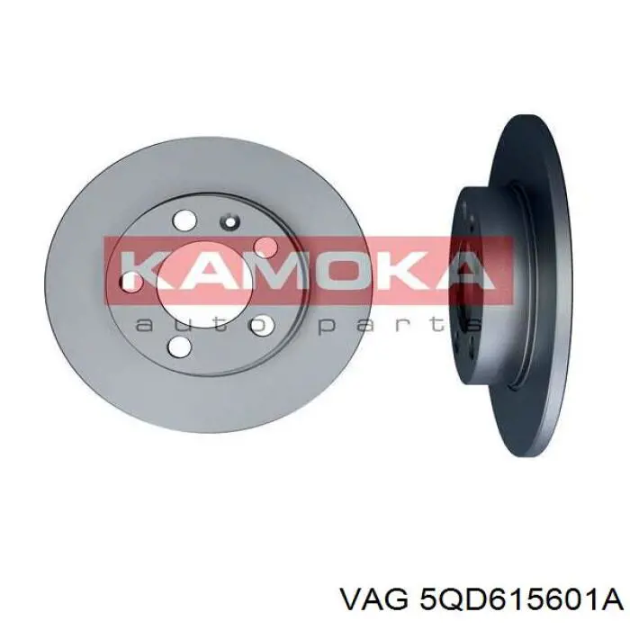 Купити 5QD615601A VAG Диск заднього гальма