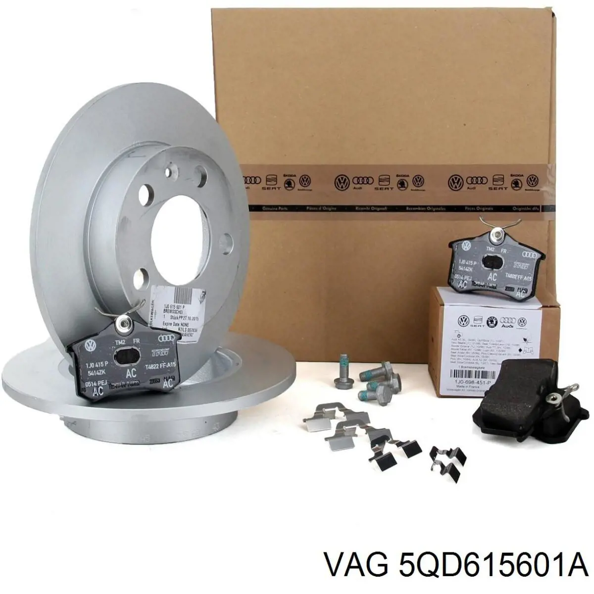 Гальмівні диски 5QD615601A VAG