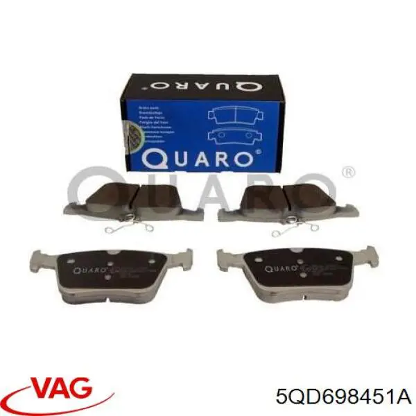 Купити 5QD698451A VAG Задні колодки