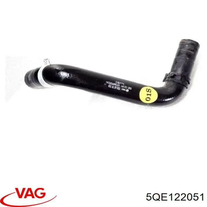 Шланг/патрубок радіатора охолодження, нижній VAG 5QE122051 ціна, від 13.58 USD