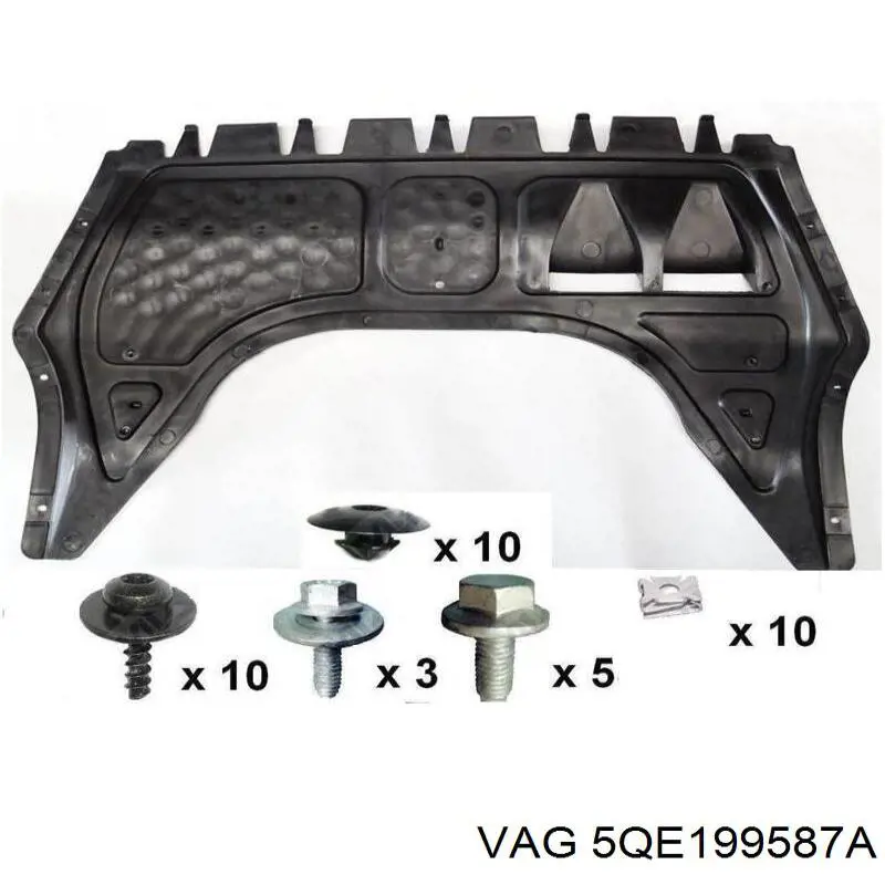 Кронштейн подушки (опори) двигуна, лівої VAG 5QE199587A