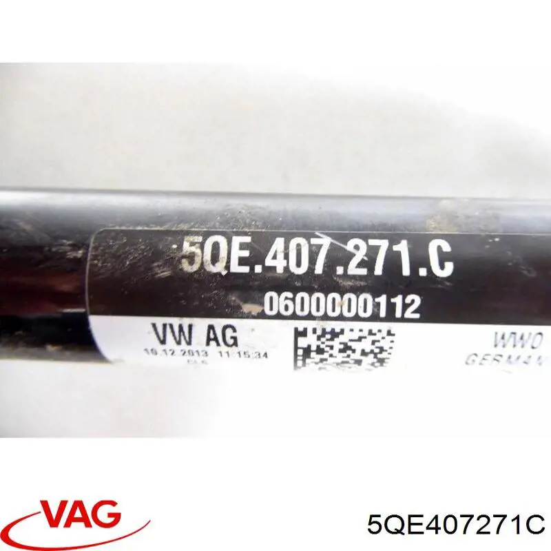 5QE407271C VAG Привід лівий