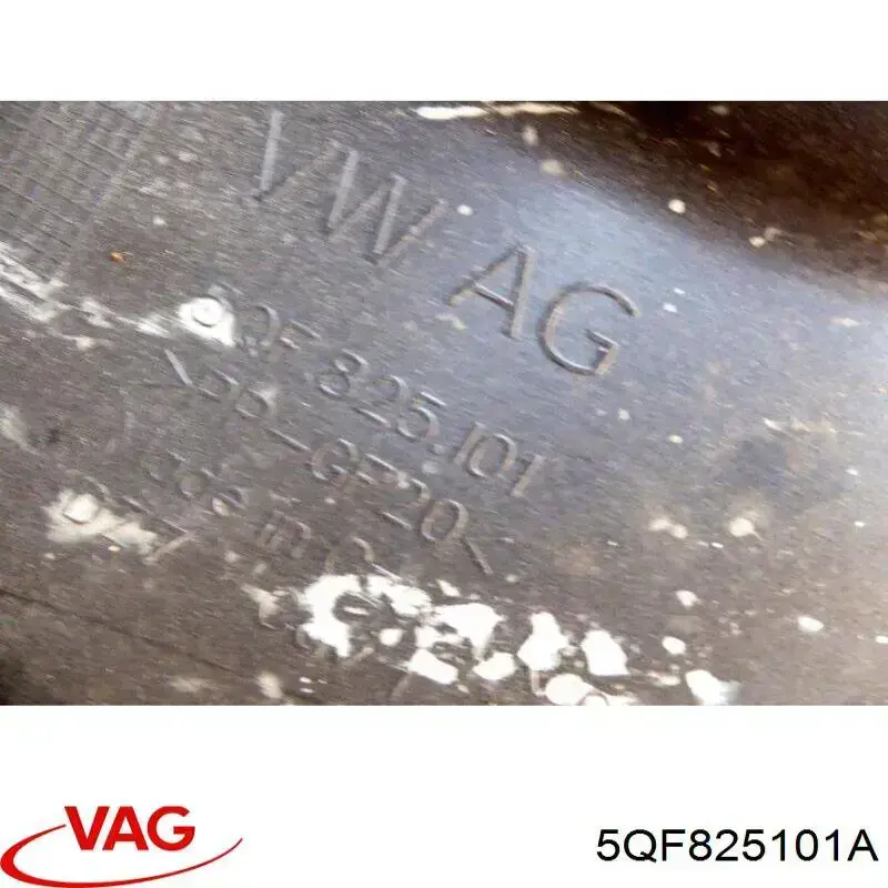 Захист днища, задній лівий VAG 5QF825101A ціна, від 15.24 USD