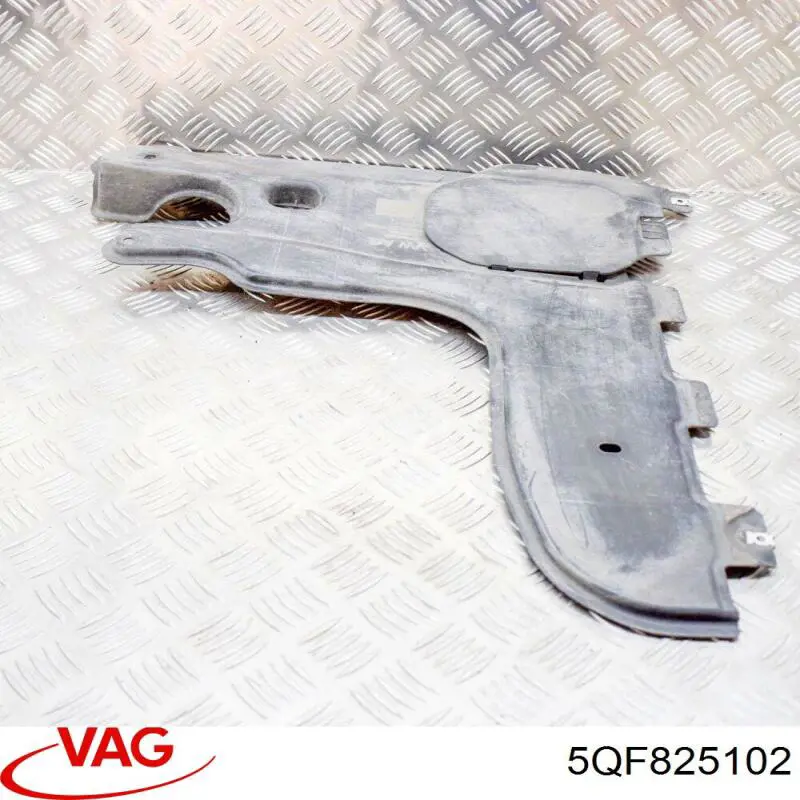Захист днища, задній правий VAG 5QF825102 ціна, від 16.59 USD