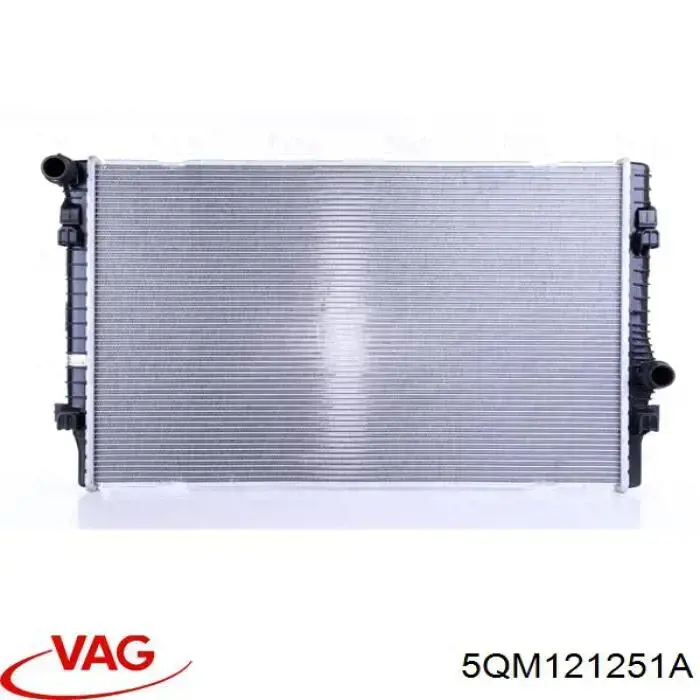 5QM121251A VAG радіатор охолодження двигуна