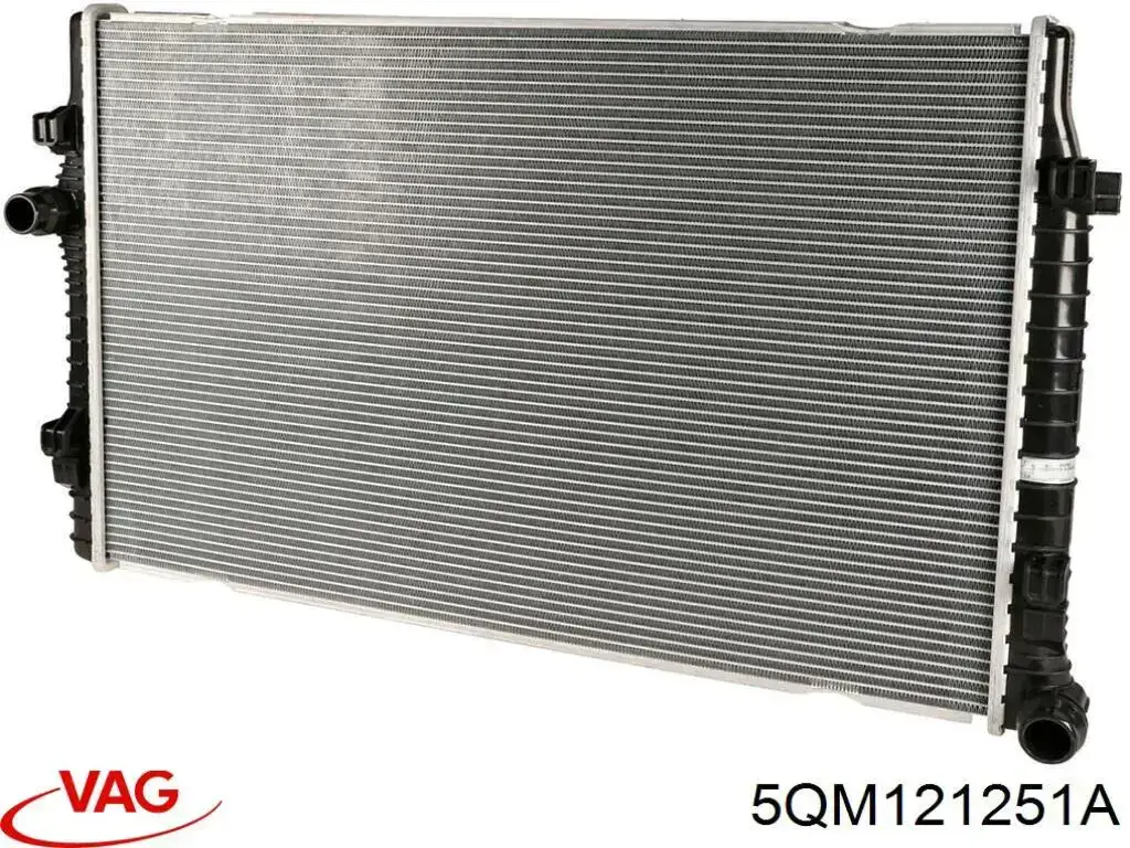 Радіатор основний VAG 5QM121251A ціна, від 93.73 USD