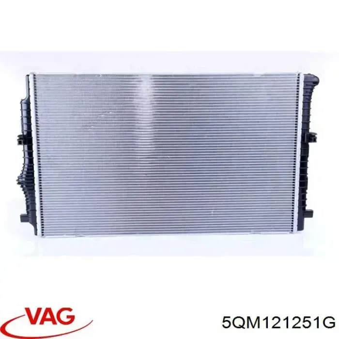 Радіатор охолодження двигуна 5QM121251G VAG