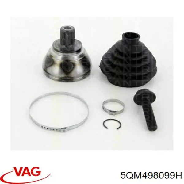 Граната колісна VAG 5QM498099H ціна, від 63.35 USD