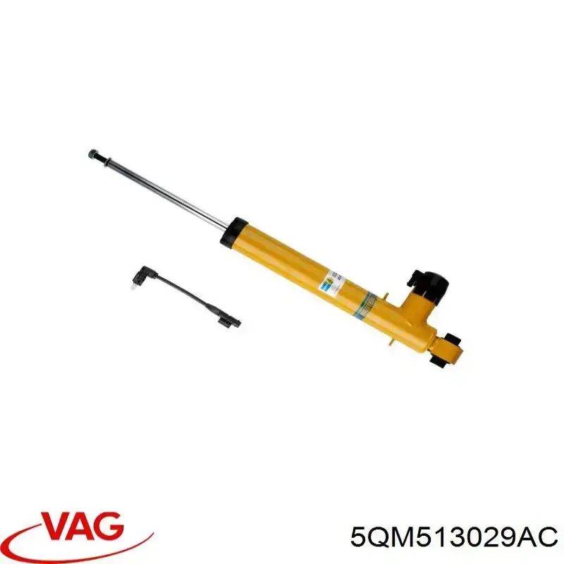 Купити 5QM513029AC VAG Стійка амортизатора задня