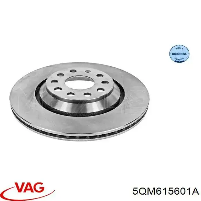 5QM615601A VAG диск гальмівний задній