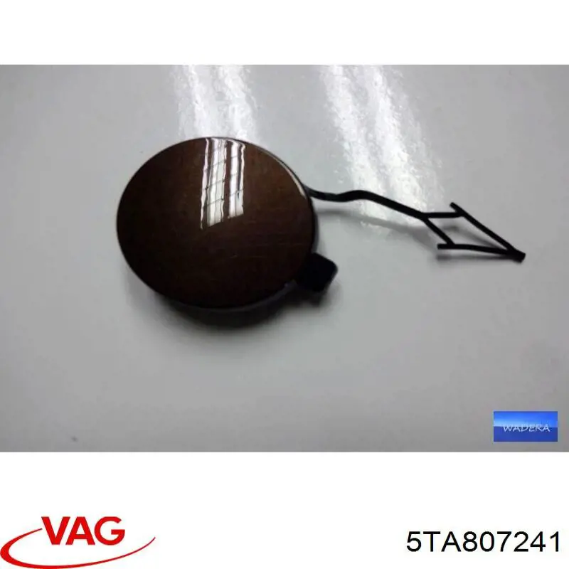 5TA807241 VAG Заглушка бампера буксирувального гака, передня