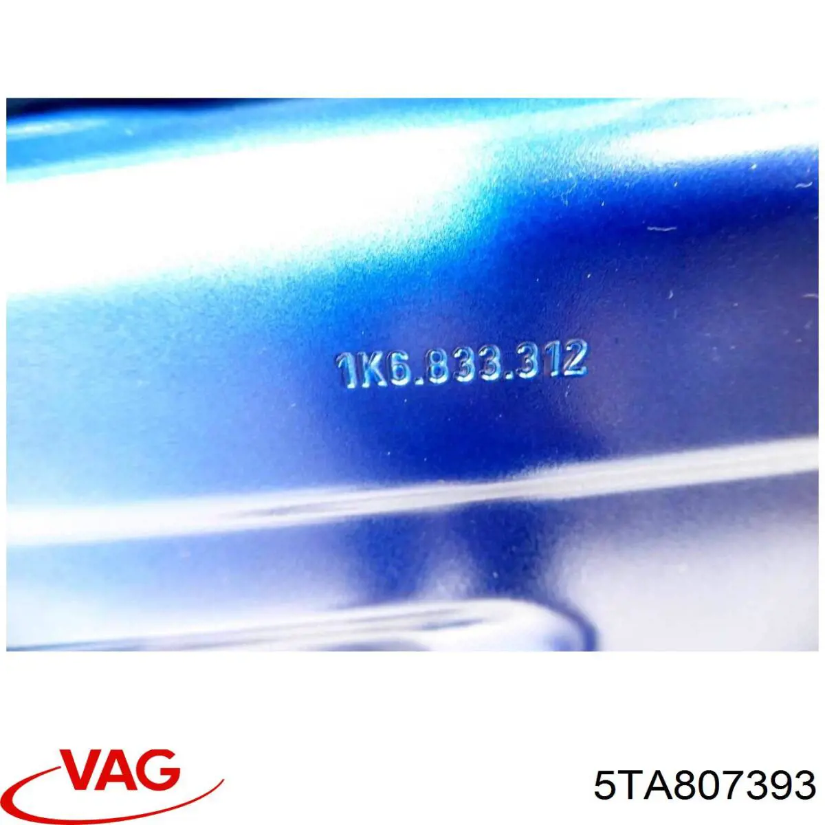 Купити 5TA807393 VAG Направляюча заднього бампера, ліва