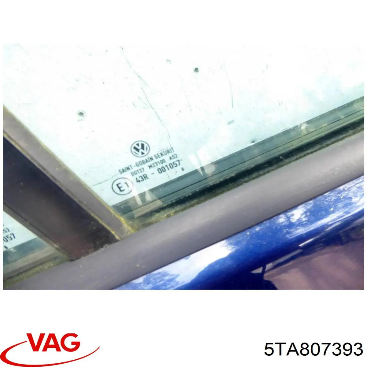 Направляюча заднього бампера, ліва VAG 5TA807393