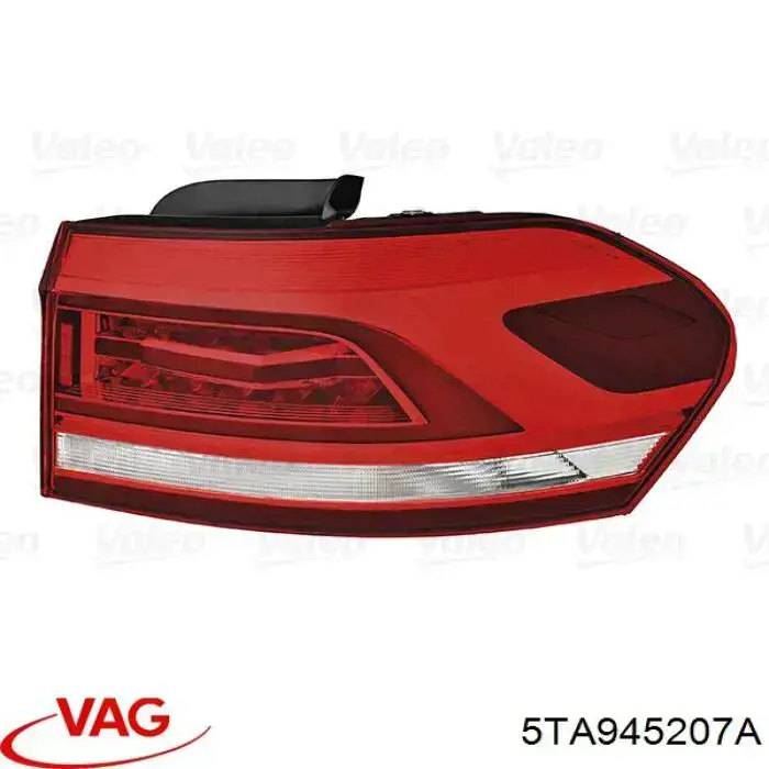 Купити 5TA945207A VAG Ліхтар задній лівий, зовнішній