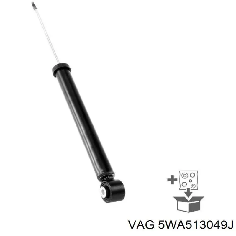 Купити 5WA513049J VAG Стійка амортизатора задня