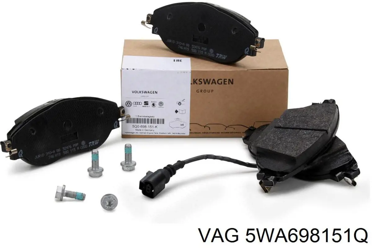 Передні тормозні колодки 5WA698151Q VAG
