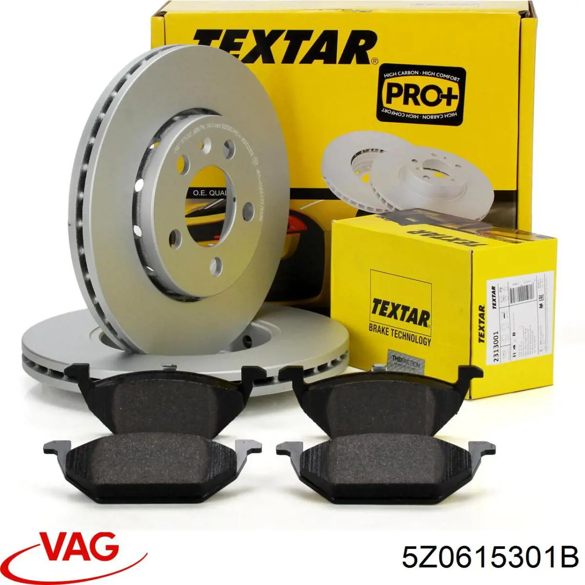 Диск гальмівний передній VAG 5Z0615301B