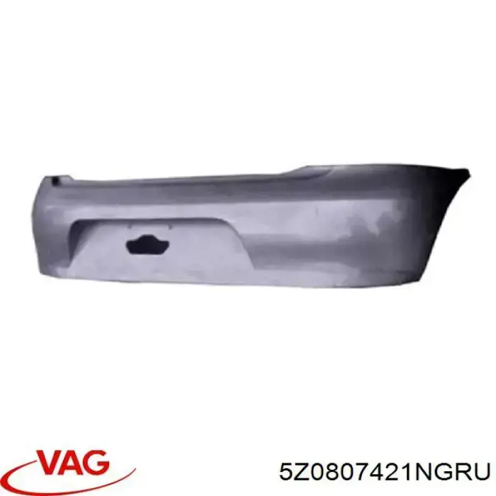 5Z0807421NGRU VAG Буфер (бампер) задній