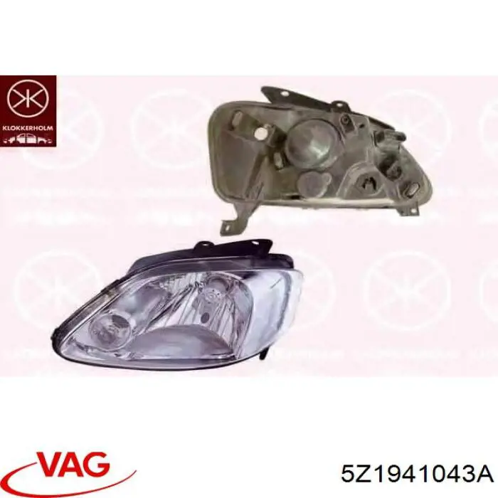 Купити 9530091E Polcar Фара ліва передня