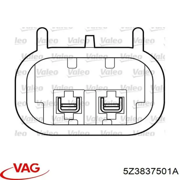 Купити 5Z3837501A VAG Механізм стеклопідйомника водійських дверей
