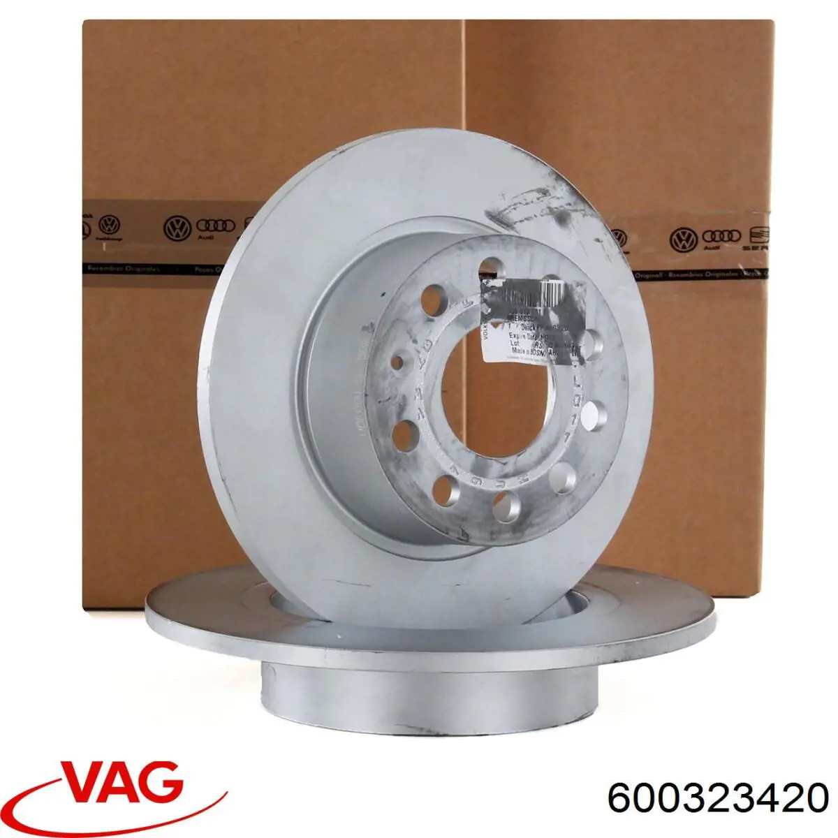 Купити 600323420 VAG Диск заднього гальма