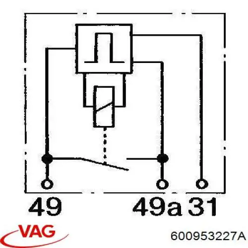 Купити 600953227A VAG 
