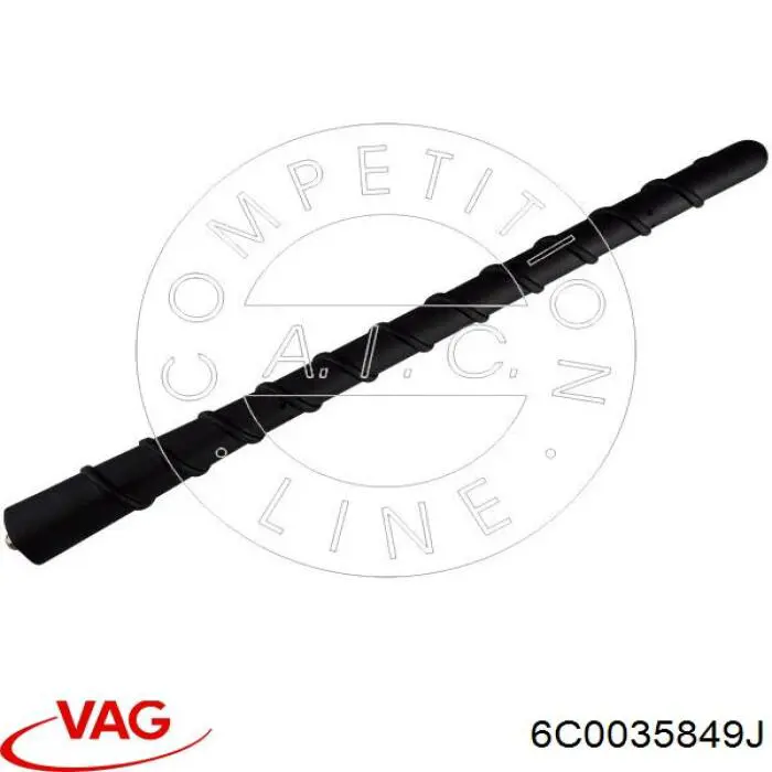 Шток антени VAG 6C0035849J ціна, від 15.65 USD