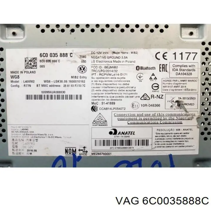 6C0035888C VAG 