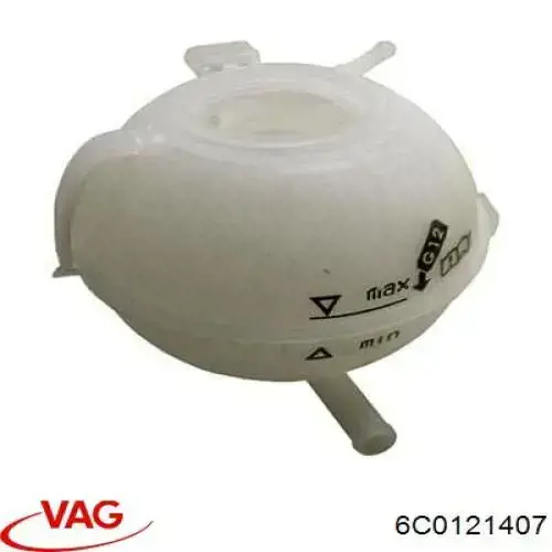 6C0121407 VAG бачок системи охолодження, розширювальний