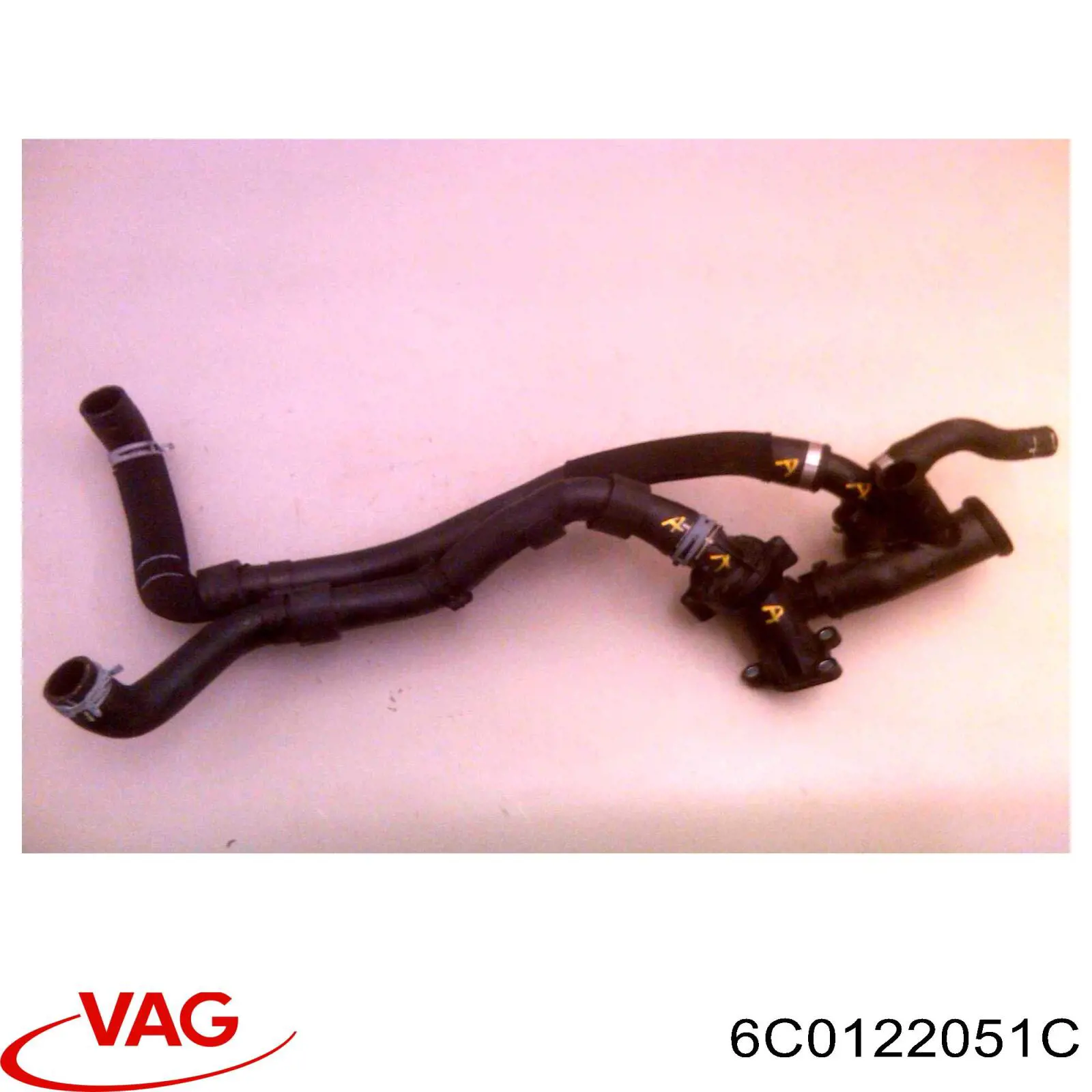 Купити 6C0122051C VAG Шланг/патрубок радіатора охолодження, верхній