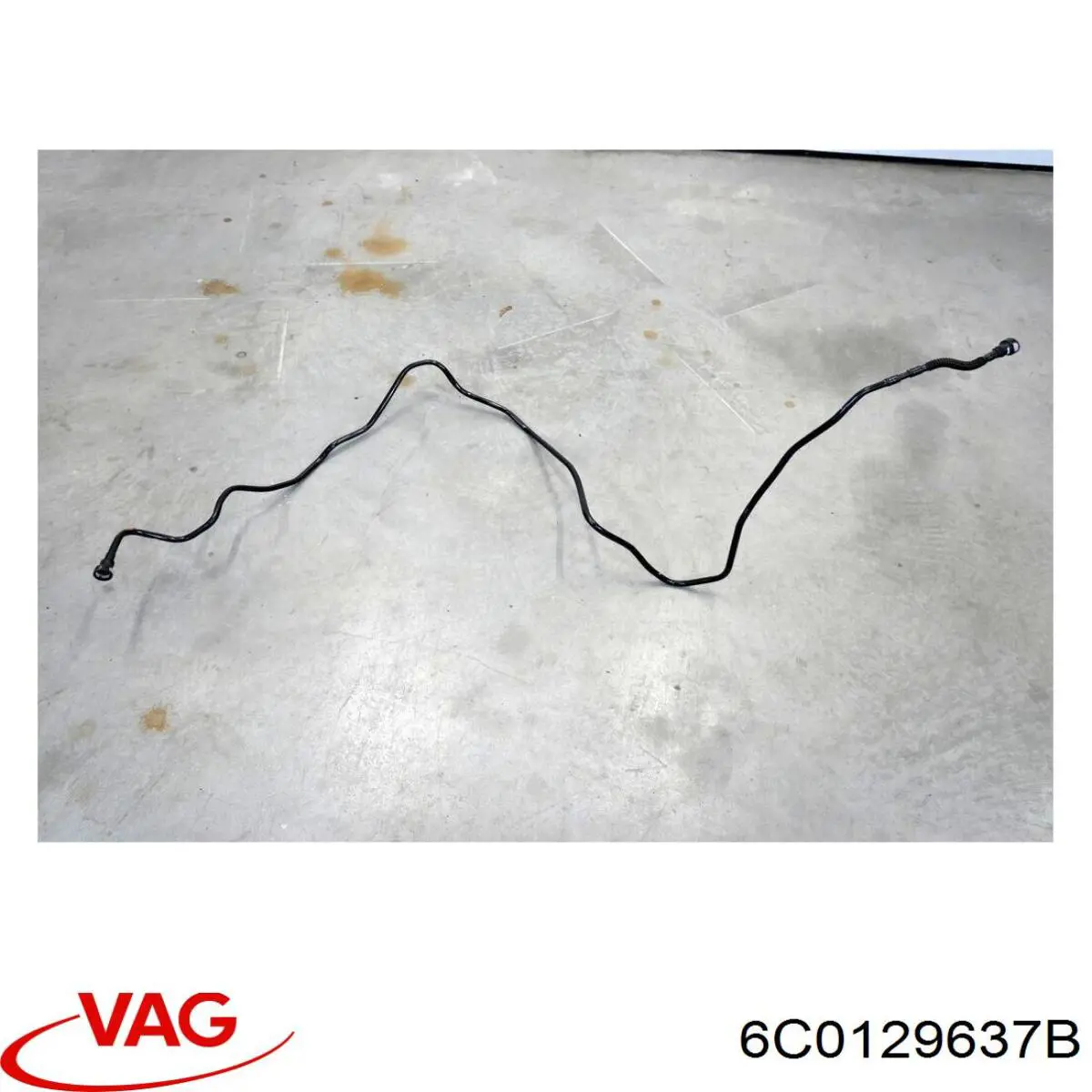 6C0129637B VAG Дренажний шланг корпусу повітряного фільтра