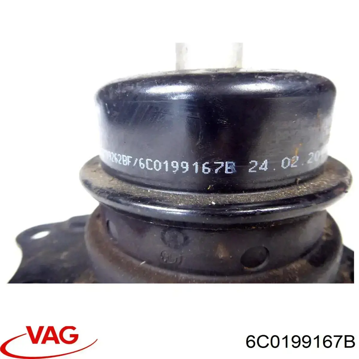 6C0199167B VAG подушка (опора двигуна, права)