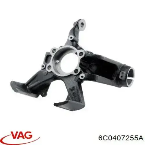 Цапфа - поворотний кулак передній, лівий 6C0407255A VAG