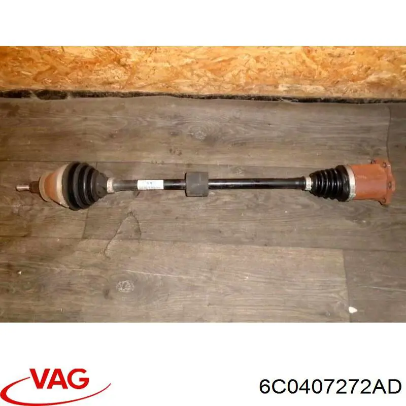 6C0407272AD VAG Привід передній правий