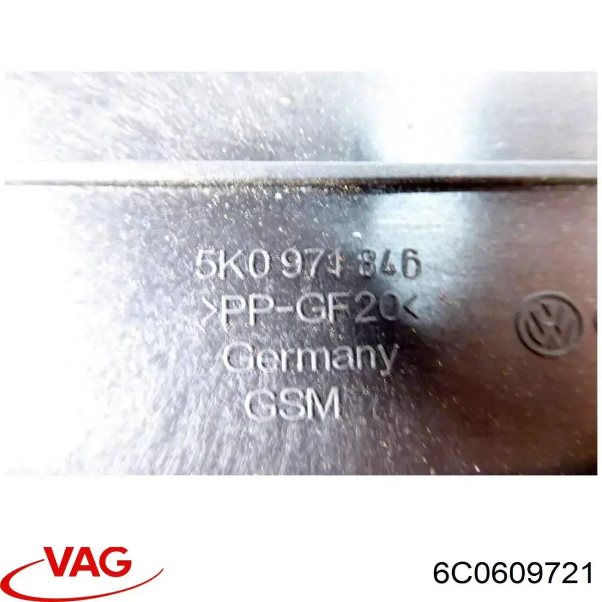Купити 6C0609721 VAG Трос ручного гальма задній, правий/лівий