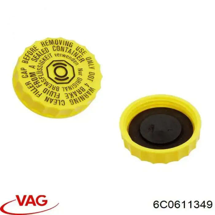 6C0611349 VAG кришка бачка головного гальмівного циліндру