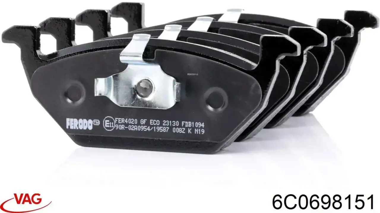 Тормозні колодки VAG 6C0698151