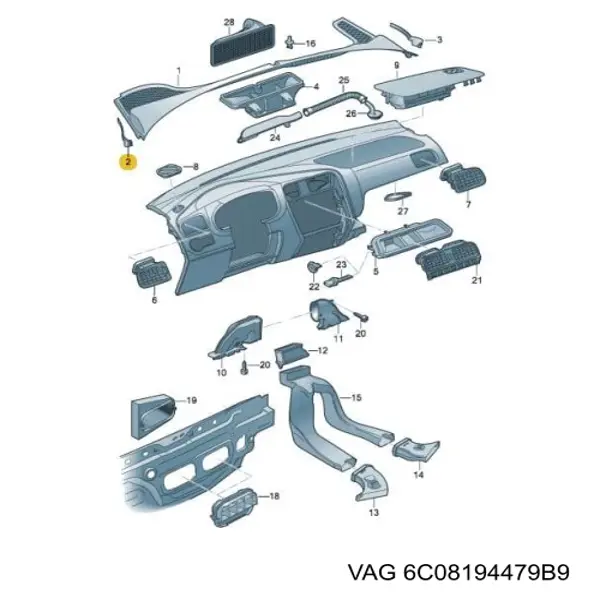  6C08194479B9 VAG