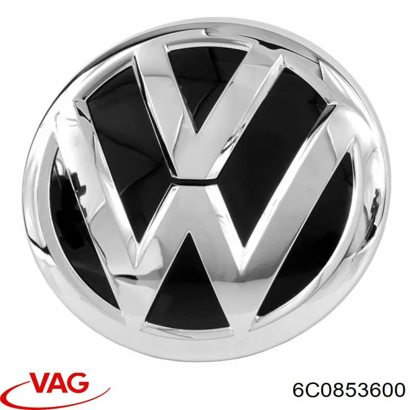Емблема решітки радіатора Volkswagen Polo 5 RUS (602, 604, 612, 614) (Фольцваген Поло)