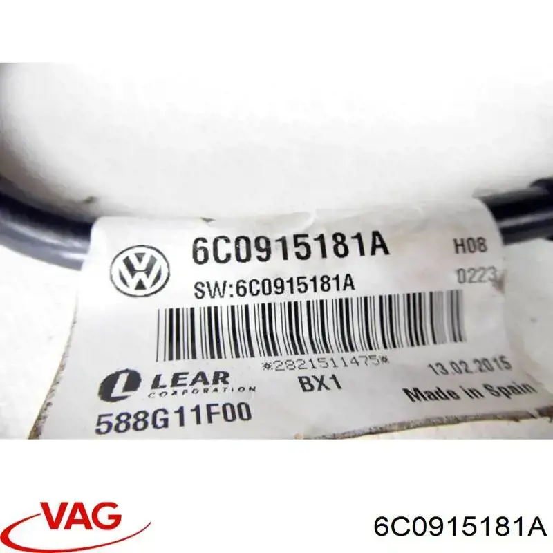 Кабель маси акумулятора (АКБ) VAG 6R0915181D ціна, від 31.67 USD