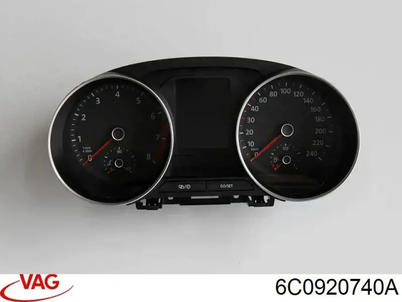 6C0920740A VAG Щиток приладів додатковий