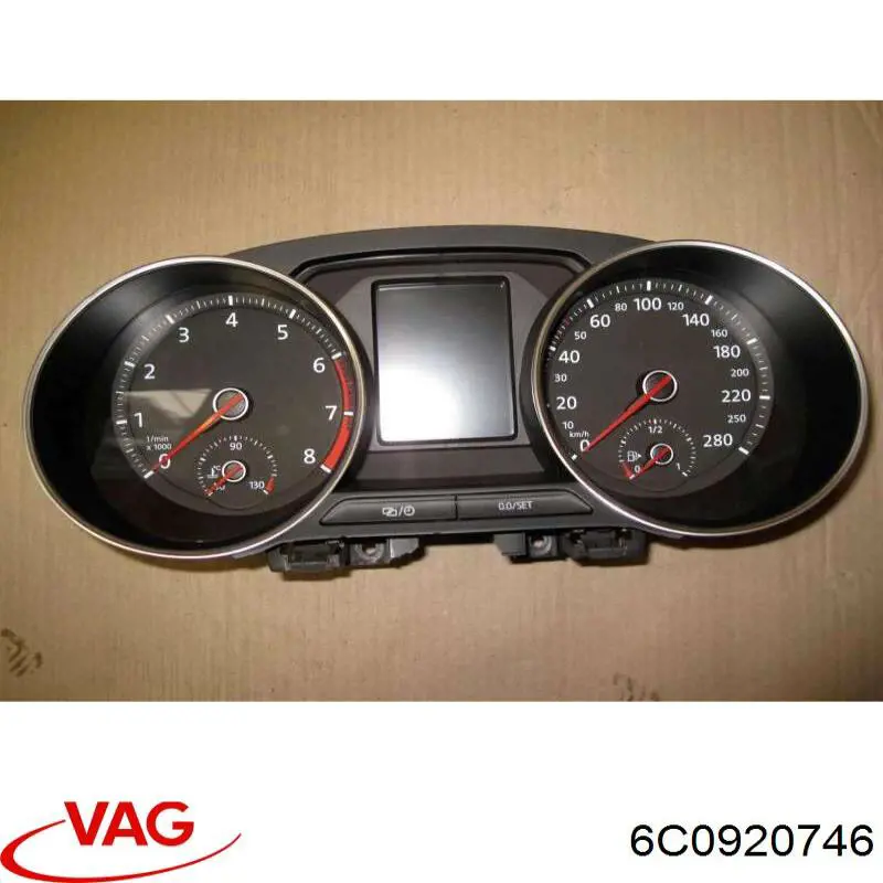 6C0920746 VAG Щиток приладів додатковий