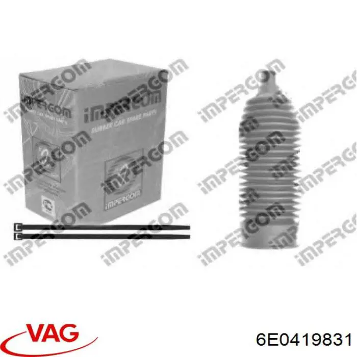 6E0419831 VAG пильник рульового механізму/рейки