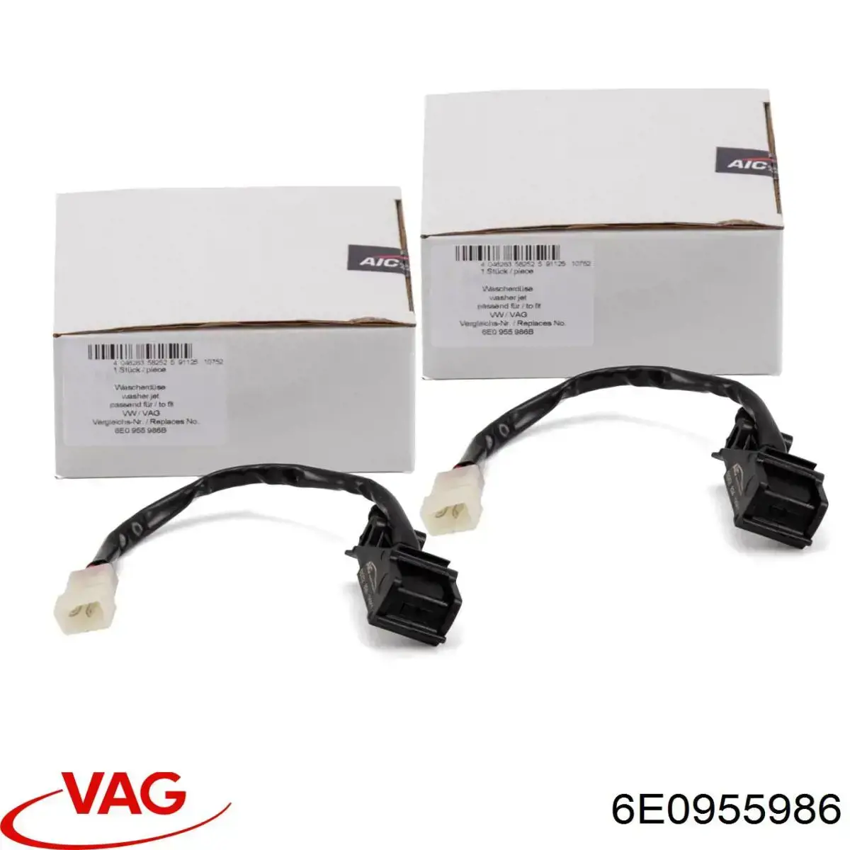 Сопло омивача лобового скла VAG 6E0955986 ціна, від 10.13 USD