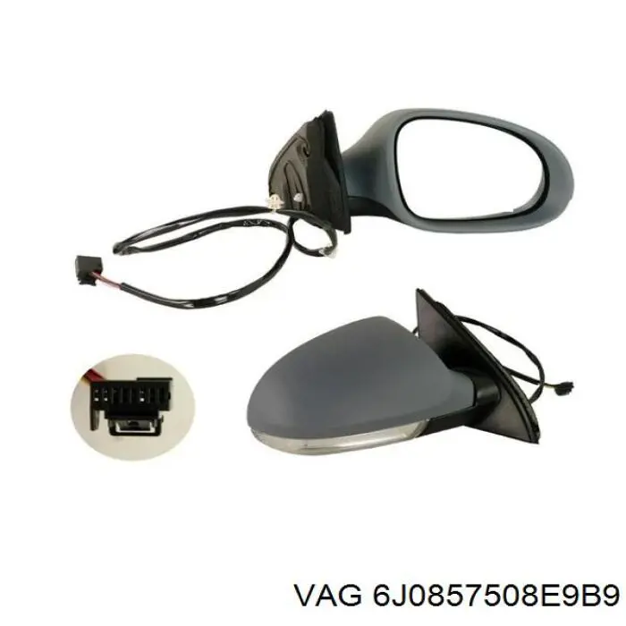 Купити 6J1857508D9B9 VAG Дзеркало праве