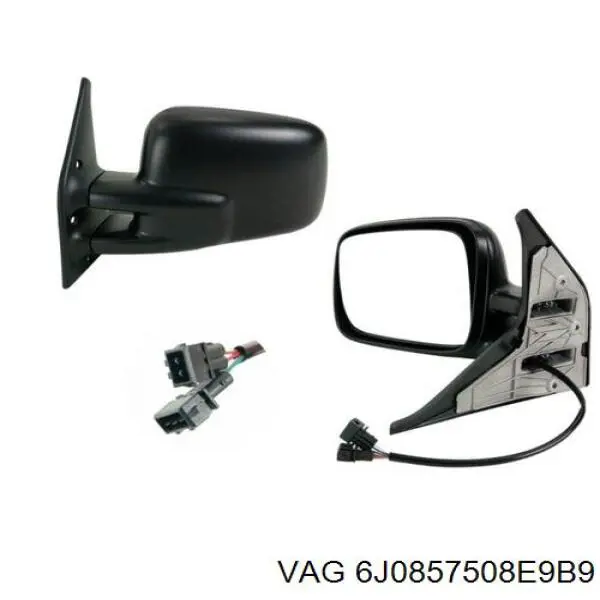 Праве бокове дзеркало VAG 6J1857508D9B9