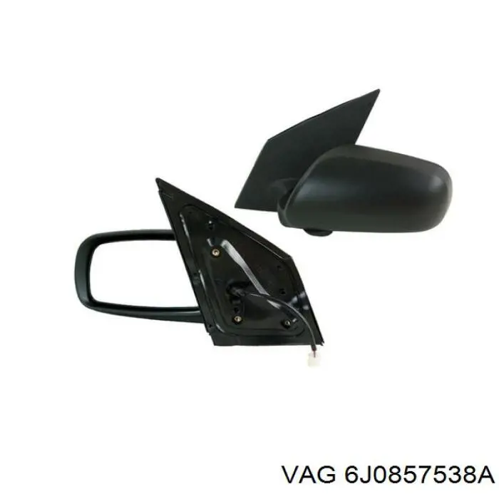 6J0857538A9B9 VAG Накладка дзеркала заднього виду, права
