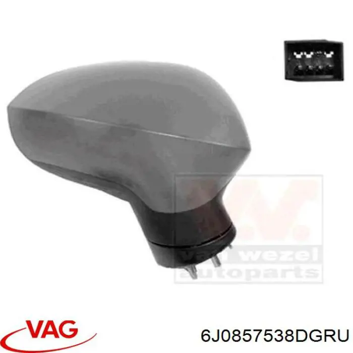 Купити 88571565002 Diamond/DPA Накладка/кришка дзеркала заднього виду, права