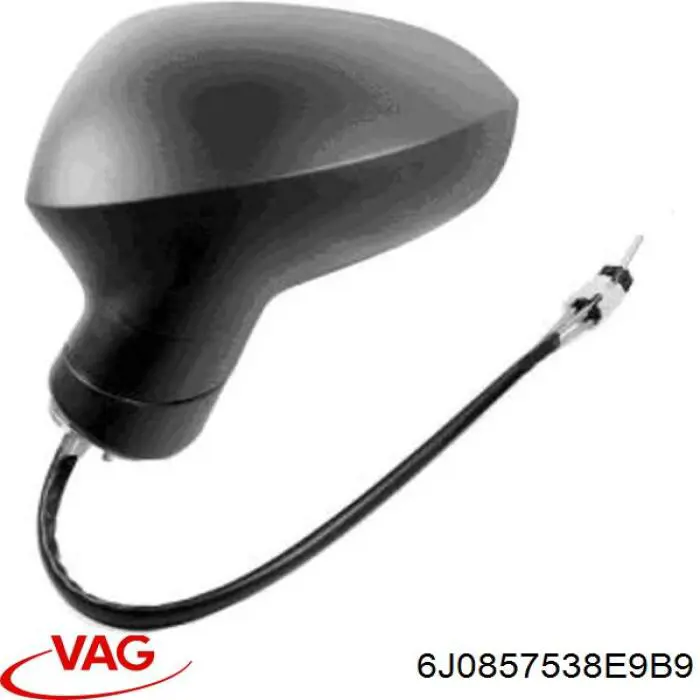 6J0857538E9B9 VAG Накладка дзеркала заднього виду, права